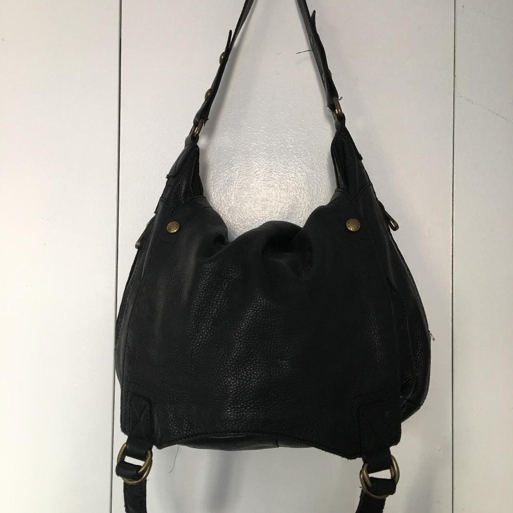 Black Marc New York Messenger Leather Bag